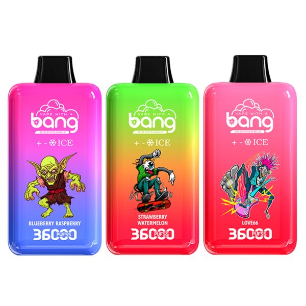 bang 36k ice-0 Vape Bang 36000 puff 36k E-sigaretta-10PCS/1 scatola